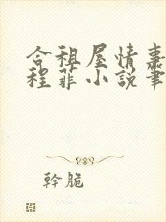 合租屋情事赵雷程菲小说笔趣阁