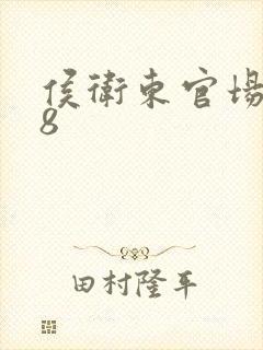 侯卫东官场笔记8