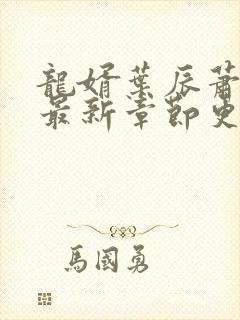 龙婿叶辰萧初然最新章节更新封面