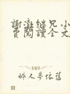 谢澈继兄小说免费阅读全文