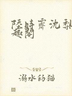 陆时霁沈梨初笔趣阁