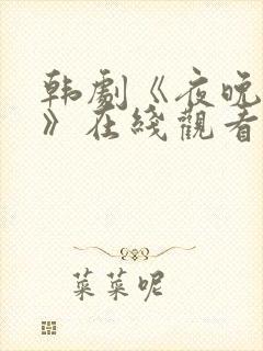 韩剧《夜晚晴空》在线观看全集高清