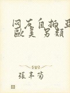 网友自拍 亚洲 欧美 另类