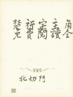 楚祈宇主角小说免费阅读全文