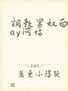 调教男奴白袜gay网站