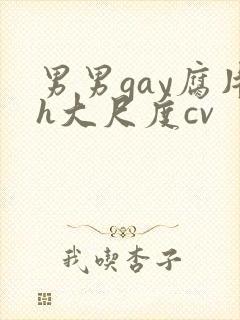 男男gay腐片h大尺度cv封面