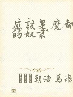 应该是魔都精兵的奴隶