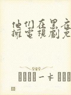 他们在黑夜中相拥电视剧免费观看