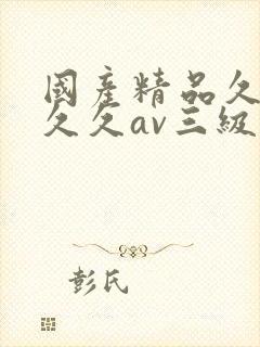国产精品久久久久久av三级