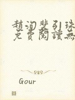 赵洵裴引珠全文免费阅读无弹窗封面