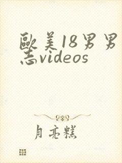 欧美18男男同志videos