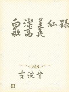 白洁美红孙倩赵敏高义