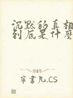 沉默的真相真相到底是什么