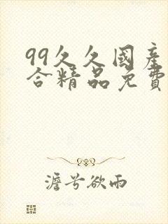 99久久国产综合精品免费封面