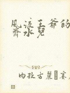 风流王爷的逃妃齐水儿封面