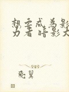 想要成为影之实力者 暗影大人