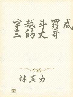 穿越斗罗成了唐三的大哥