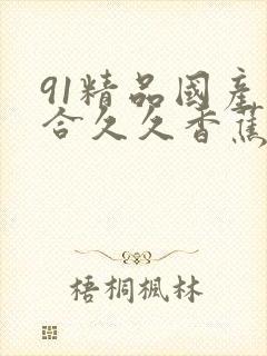 91精品国产综合久久香蕉封面