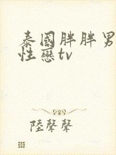 泰国胖胖男男同性恋tv封面