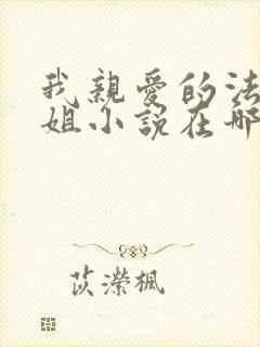 我亲爱的法医小姐小说在哪个app看封面