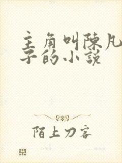 主角叫陈凡打蚊子的小说