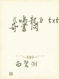 《鸣龙》txt奇书网