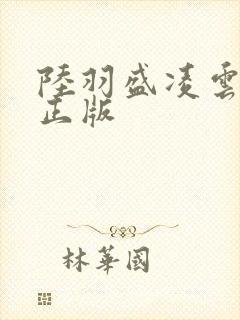 陆羽盛凌云小说正版