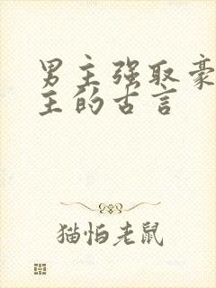 男主强取豪夺女主的古言