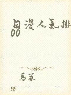 日漫人气排名100