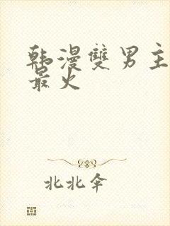 韩漫双男主推荐最火封面