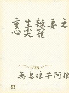 重生辣妻之墨少心尖宠