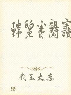 他的小祖宗甜又野免费阅读txt