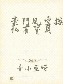 豪门风云总裁的私有宝贝