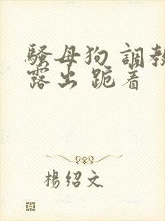 骚母狗 调教 露出 跪着