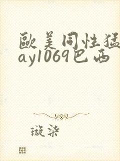 欧美同性猛男gay1069巴西