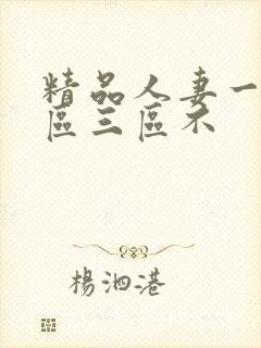 精品人妻一区二区三区不