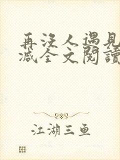 再没人遇见无删减全文阅读封面