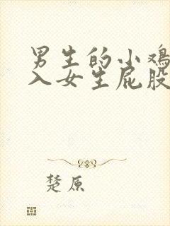 男生的小鸡鸡插入女生屁股里视频