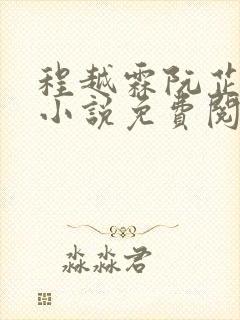 程越霖阮芷音的小说免费阅读