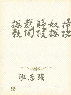 总裁贱奴扫货调教伺候总攻