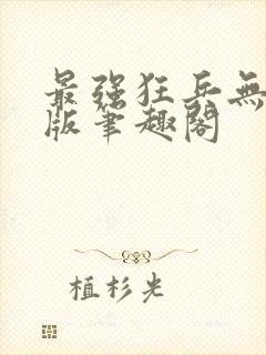 最强狂兵无删减版笔趣阁封面