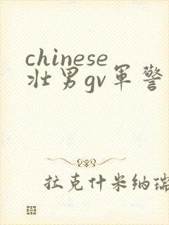 chinese壮男gv军警