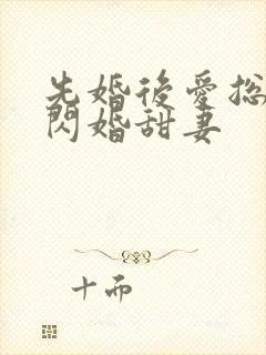 先婚后爱总裁的闪婚甜妻