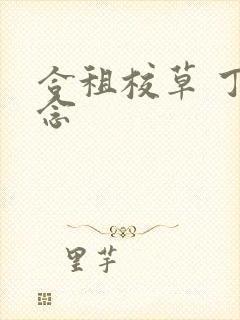 合租校草 丁念念