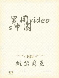 男同videos中国