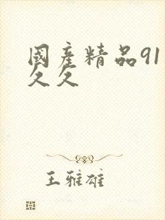 国产精品91久久久封面