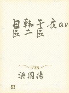 日韩午夜av一区二区