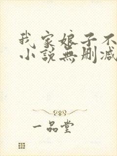 我家娘子不对劲小说无删减封面