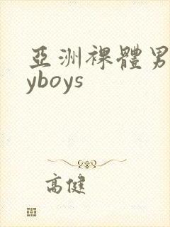 亚洲裸体男gayboys