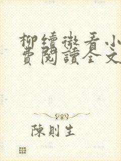 柳续微看小说免费阅读全文